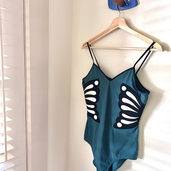 Butterfly One Piece Bathing suit by Morgan Lane - Picture 2 of 8